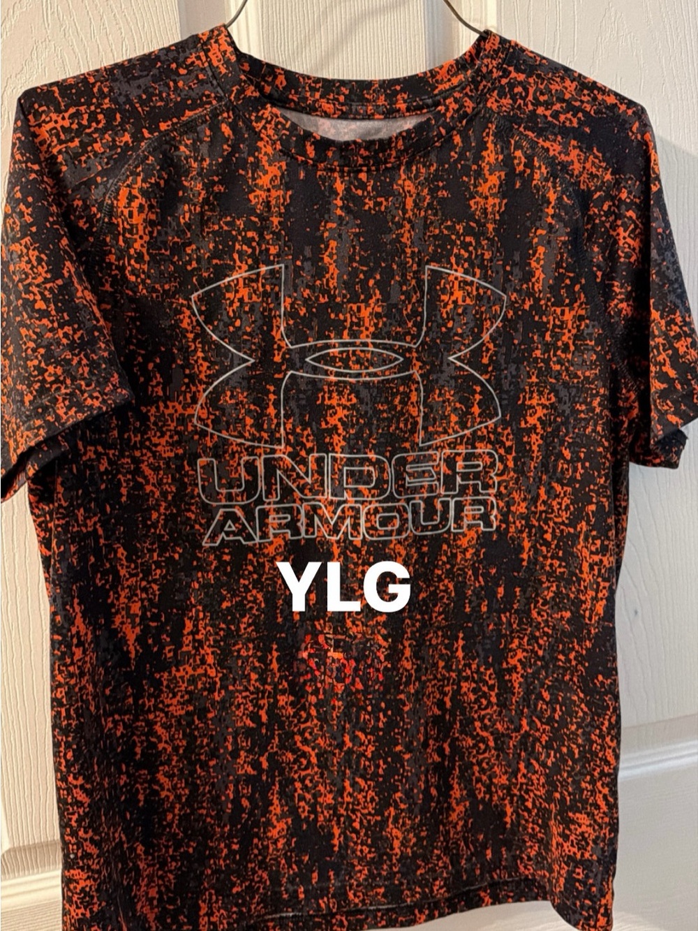 Under Armour Black & Orange Performance Graphic Tee